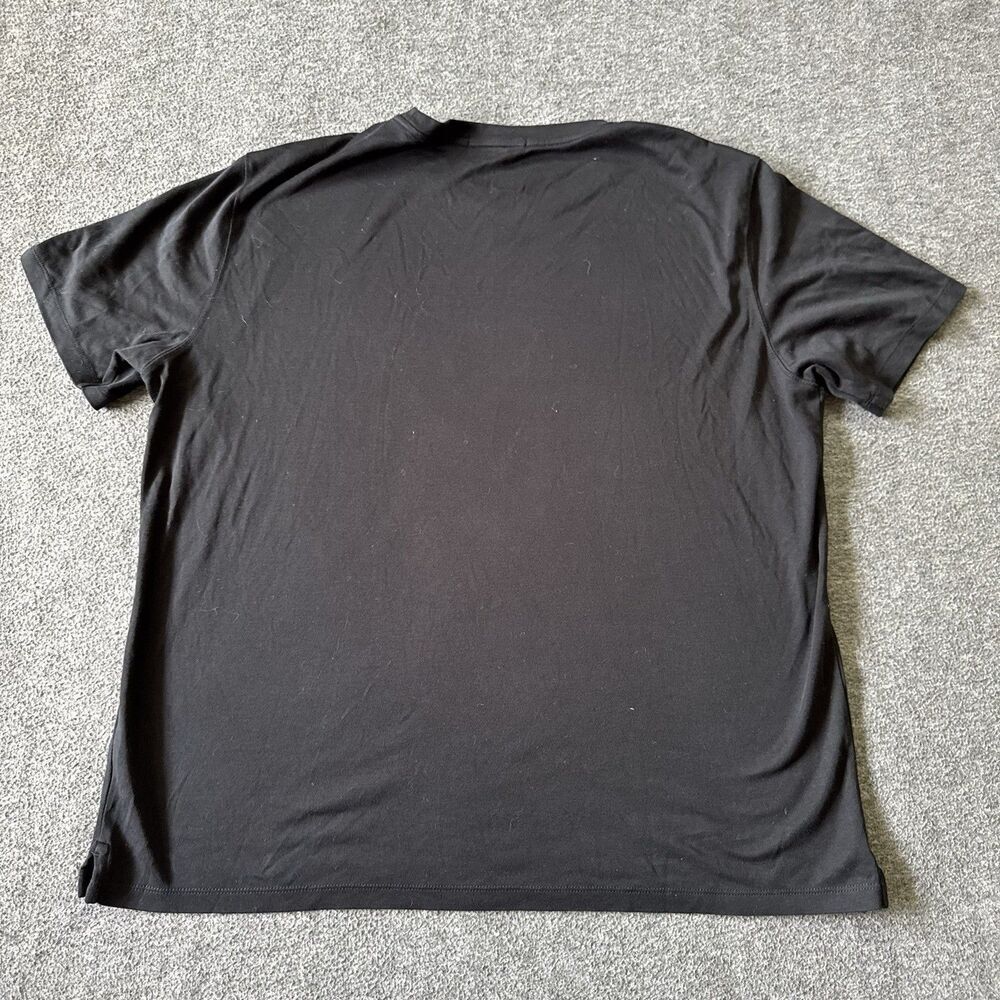 Robert Barakett Georgia Crew Style Pima Cotton Black Crew Neck Size XXL - Picture 2 of 5